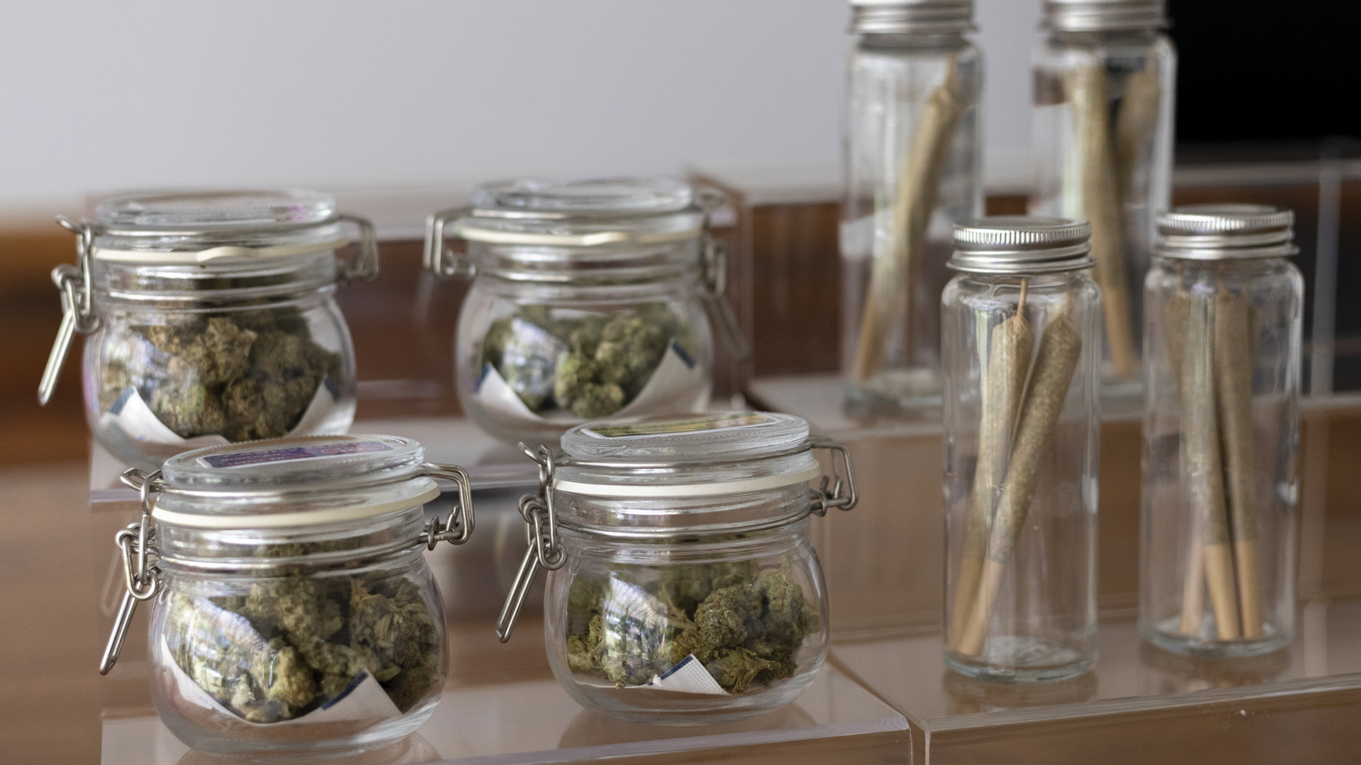 Dispensary team helping a customer